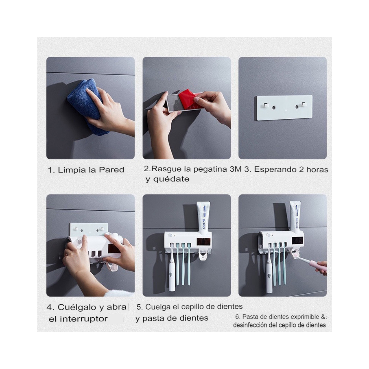 Desinfectante De Cepillo de Dientes UV - 2C STORE